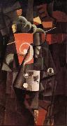 Kasimir Malevich Throught Station oil on canvas